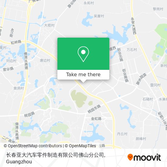 长春亚大汽车零件制造有限公司佛山分公司 map