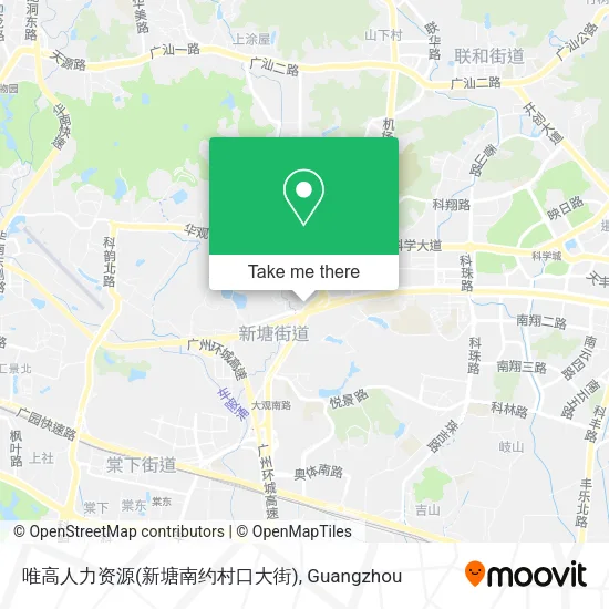 唯高人力资源(新塘南约村口大街) map
