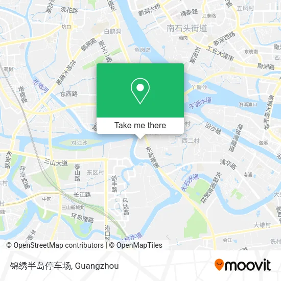 锦绣半岛停车场 map