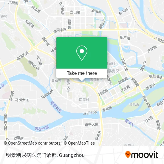 明景糖尿病医院门诊部 map