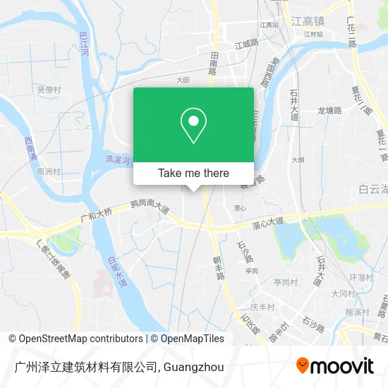 广州泽立建筑材料有限公司 map
