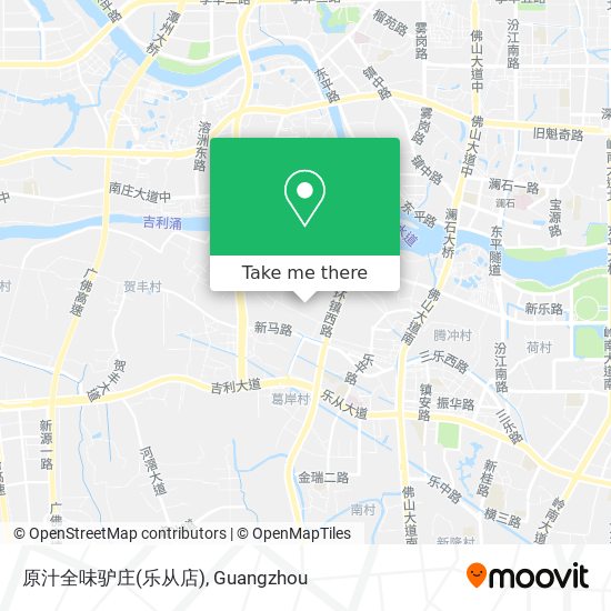原汁全味驴庄(乐从店) map