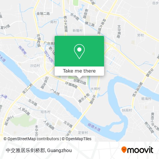 中交雅居乐剑桥郡 map