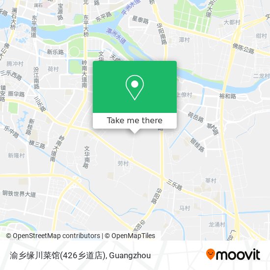 渝乡缘川菜馆(426乡道店) map