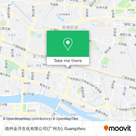 德州金月生化有限公司(广州办) map