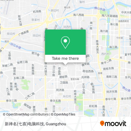 新禅名(七喜)电脑科技 map