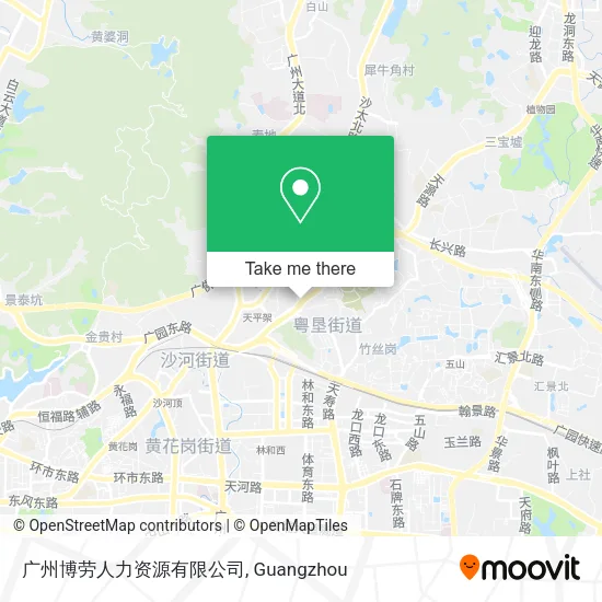 广州博劳人力资源有限公司 map