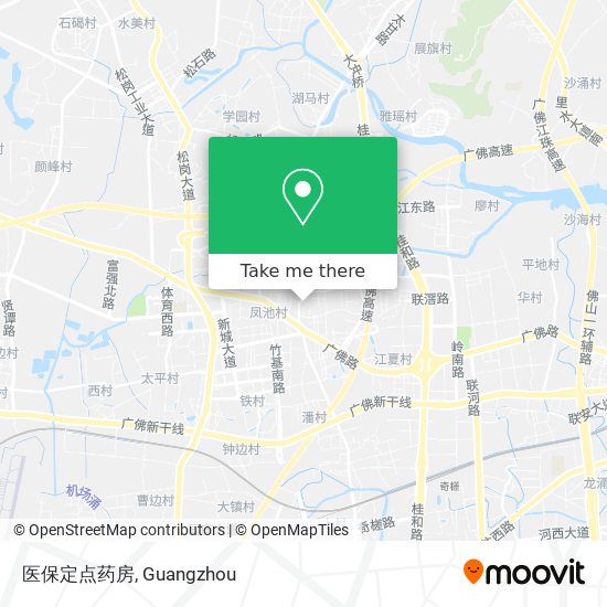医保定点药房 map