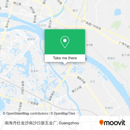 南海丹灶金沙南沙日新五金厂 map