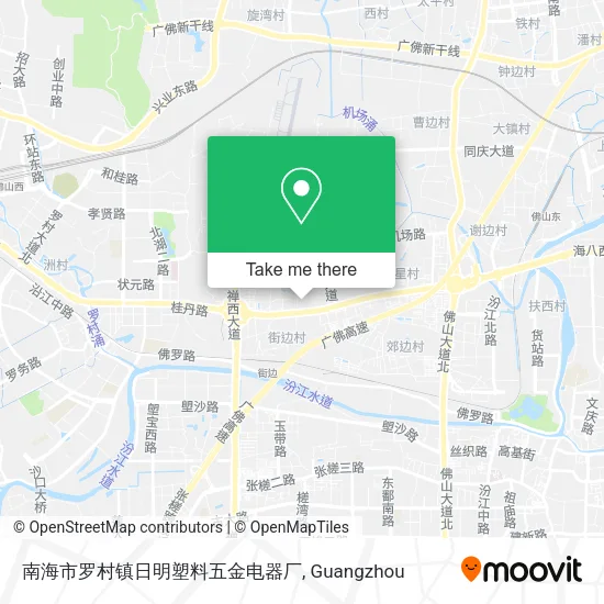 南海市罗村镇日明塑料五金电器厂 map