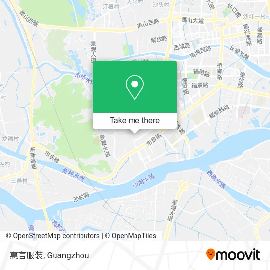 惠言服装 map