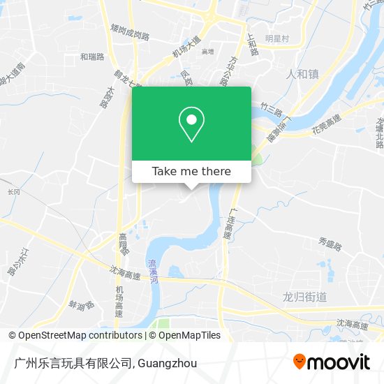 广州乐言玩具有限公司 map