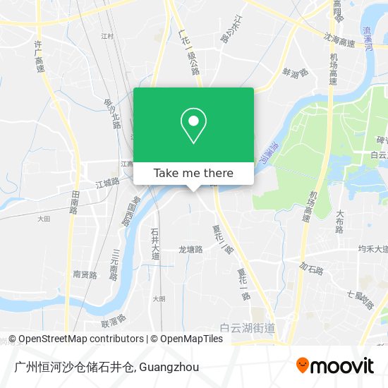 How To Get To 广州恒河沙仓储石井仓In 均禾街道By Bus Or Metro?