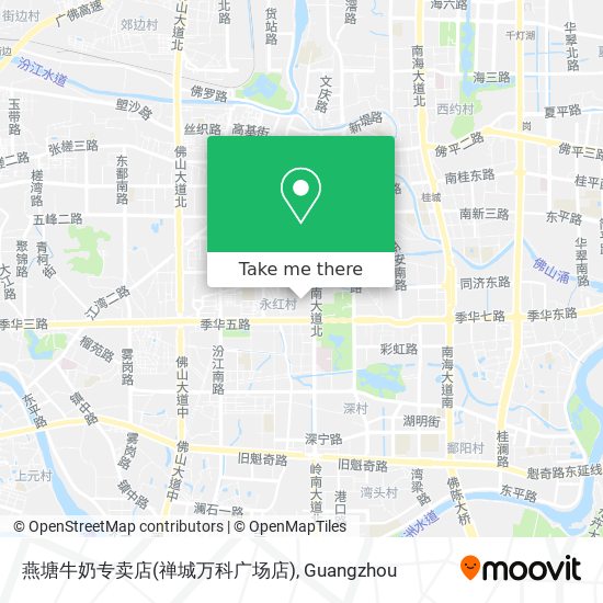燕塘牛奶专卖店(禅城万科广场店) map