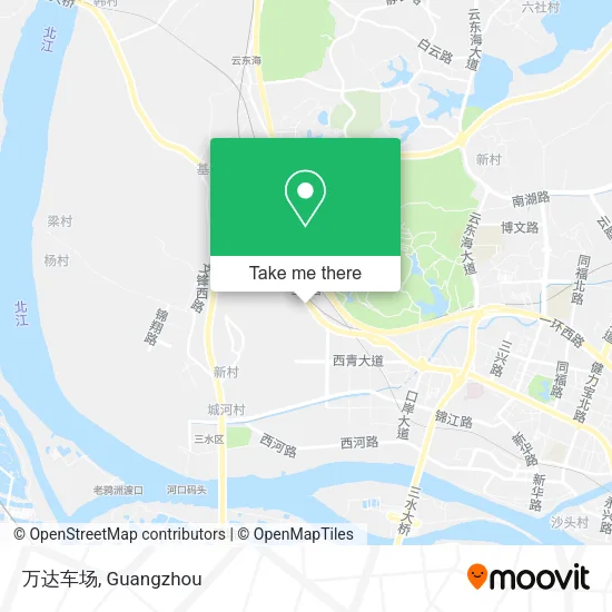 万达车场 map