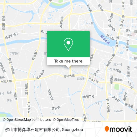 佛山市博弈华石建材有限公司 map