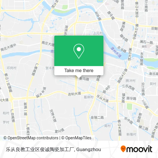 乐从良教工业区俊诚陶瓷加工厂 map