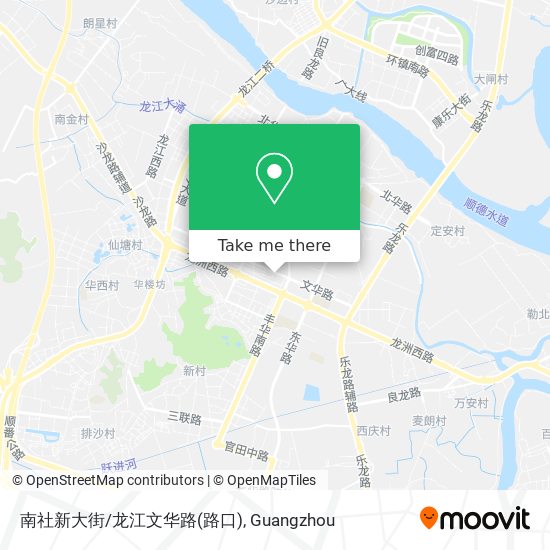 南社新大街/龙江文华路(路口) map