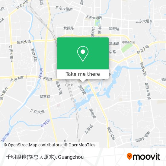 千明眼镜(胡忠大厦东) map