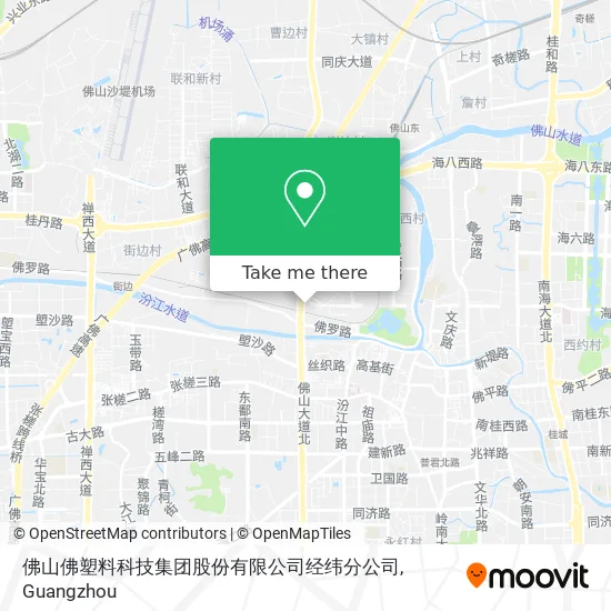 佛山佛塑料科技集团股份有限公司经纬分公司 map