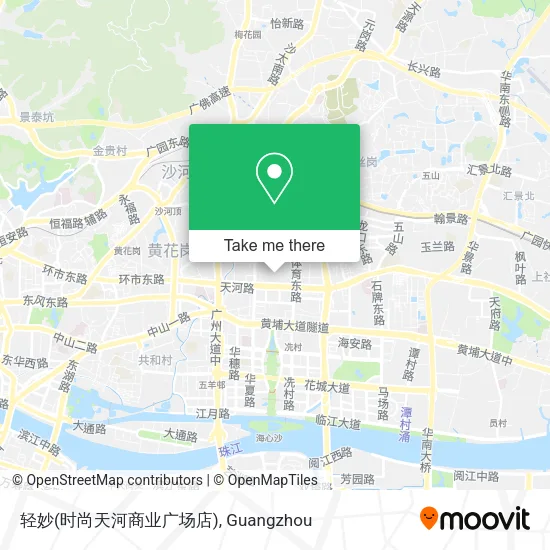 轻妙(时尚天河商业广场店) map