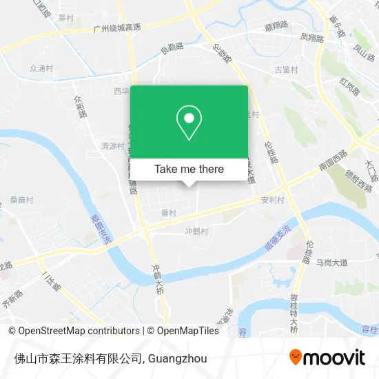 佛山市森王涂料有限公司 map