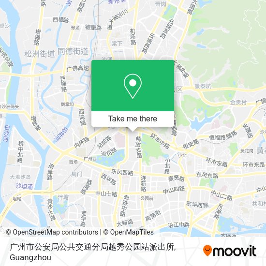 广州市公安局公共交通分局越秀公园站派出所 map