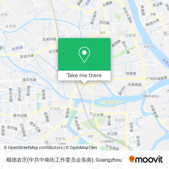 顺德农庄(中共中南街工作委员会东南) map