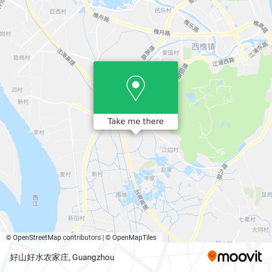 好山好水农家庄 map