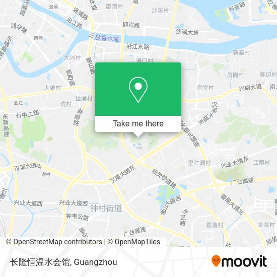 长隆恒温水会馆 map