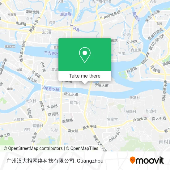 广州汉大相网络科技有限公司 map