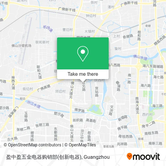 盈中盈五金电器购销部(创新电器) map