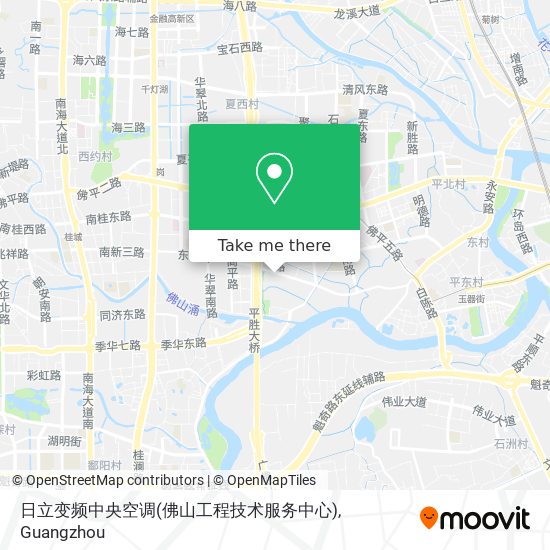 日立变频中央空调(佛山工程技术服务中心) map