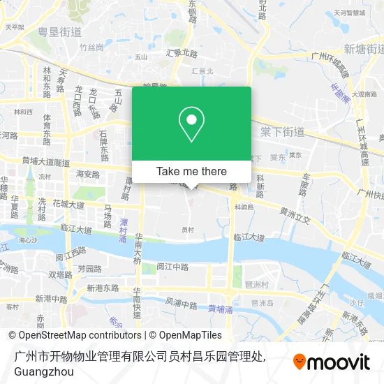 广州市开物物业管理有限公司员村昌乐园管理处 map