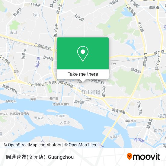 圆通速递(文元店) map
