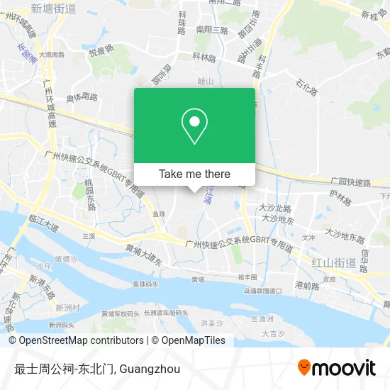 最士周公祠-东北门 map