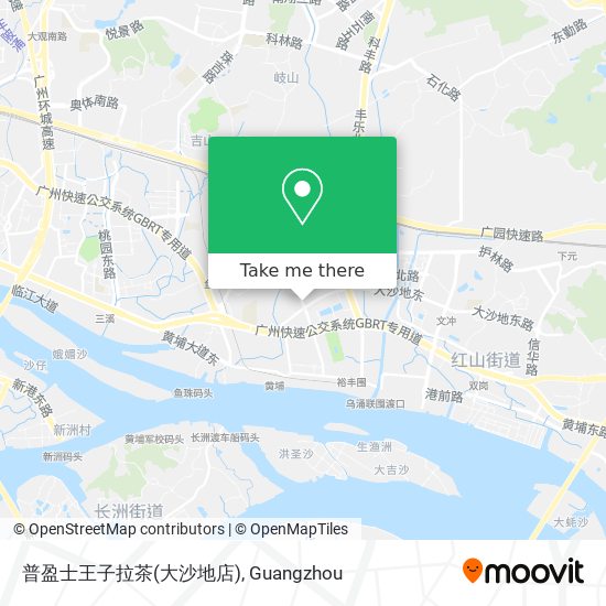 普盈士王子拉茶(大沙地店) map