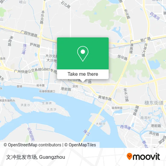 文冲批发市场 map