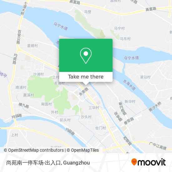 尚苑南一停车场-出入口 map