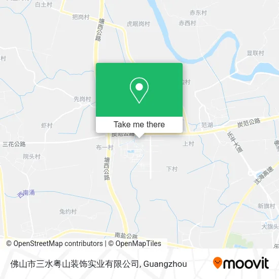 佛山市三水粤山装饰实业有限公司 map