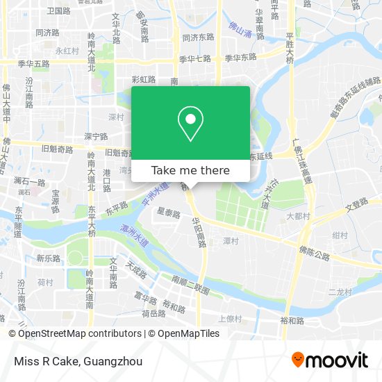Miss R Cake map