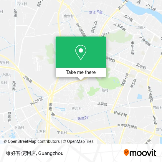 维好客便利店 map