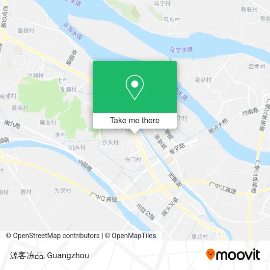 源客冻品 map