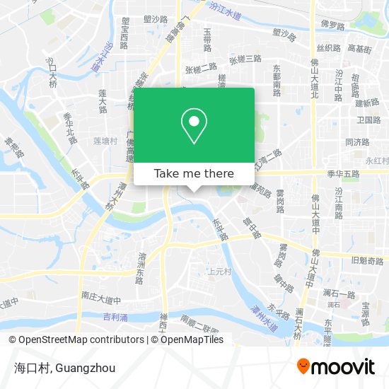 海口村 map