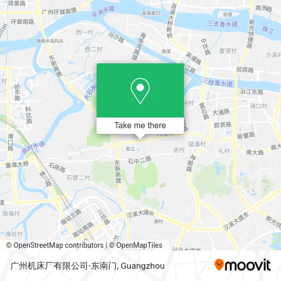 广州机床厂有限公司-东南门 map