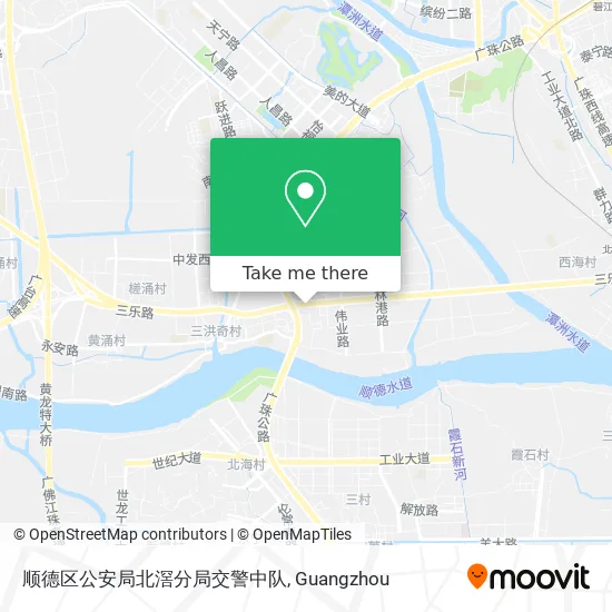 顺德区公安局北滘分局交警中队 map
