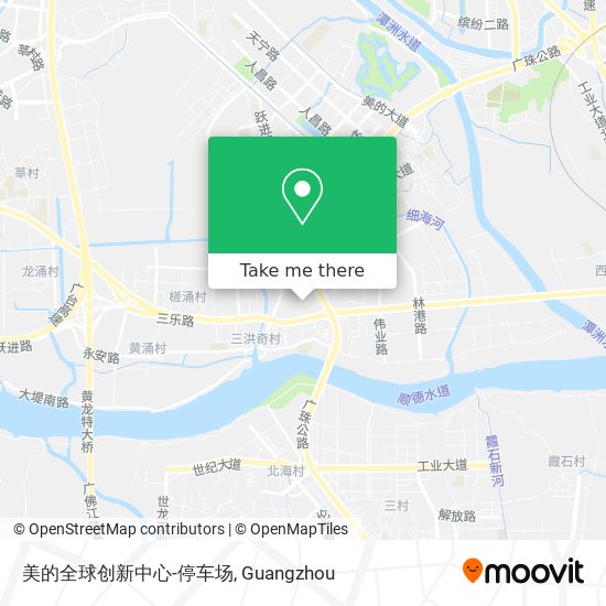 美的全球创新中心-停车场 map