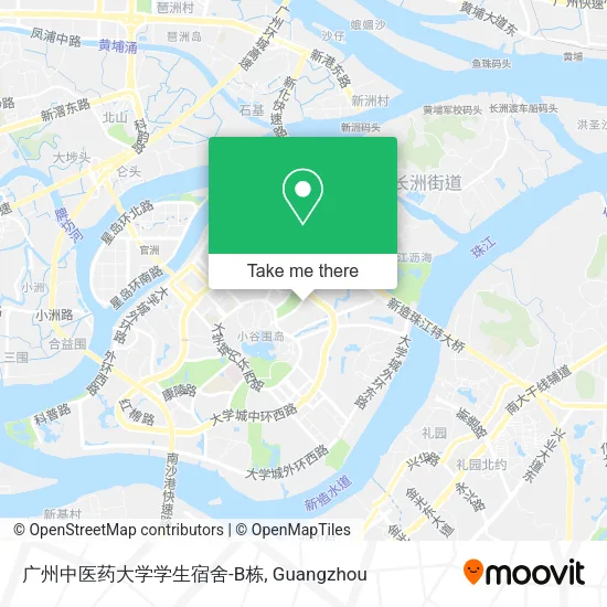 广州中医药大学学生宿舍-B栋 map