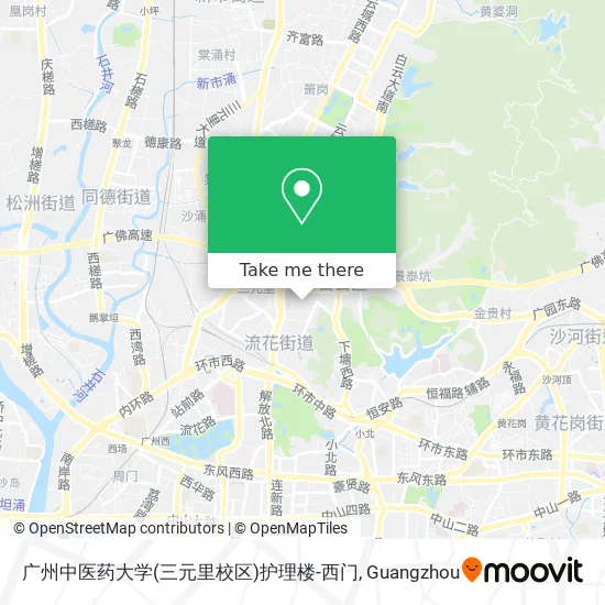 广州中医药大学(三元里校区)护理楼-西门 map