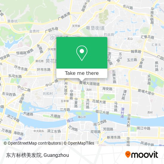 东方标榜美发院 map